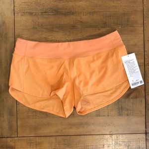 NWT Lululemon Speed up short 2.5” Monarch